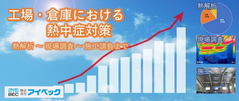 工場倉庫における熱中症対策